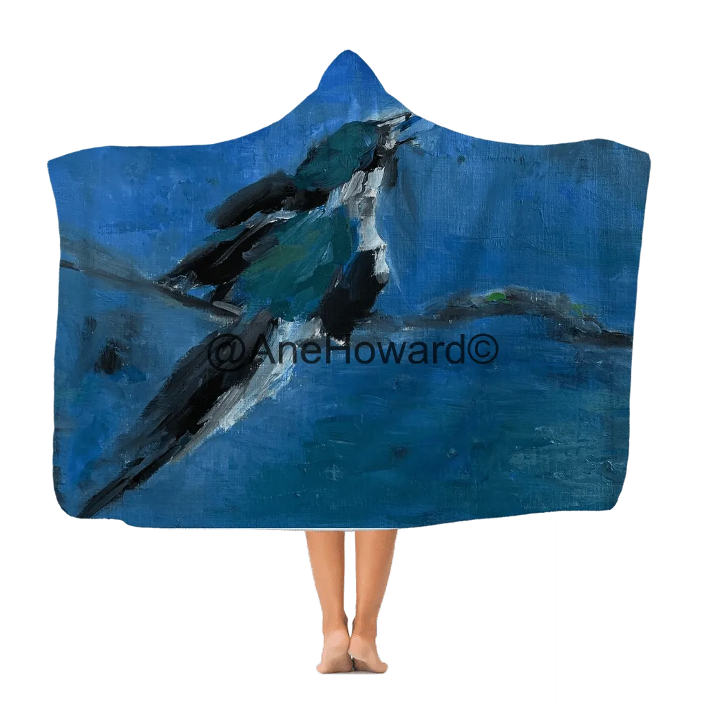 Blue Bird Premium Adult Hooded Blanket