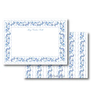 Blue Garden Stationery