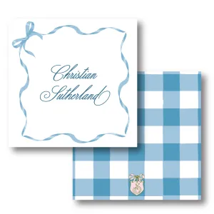 Blue Ribbon Calling Card