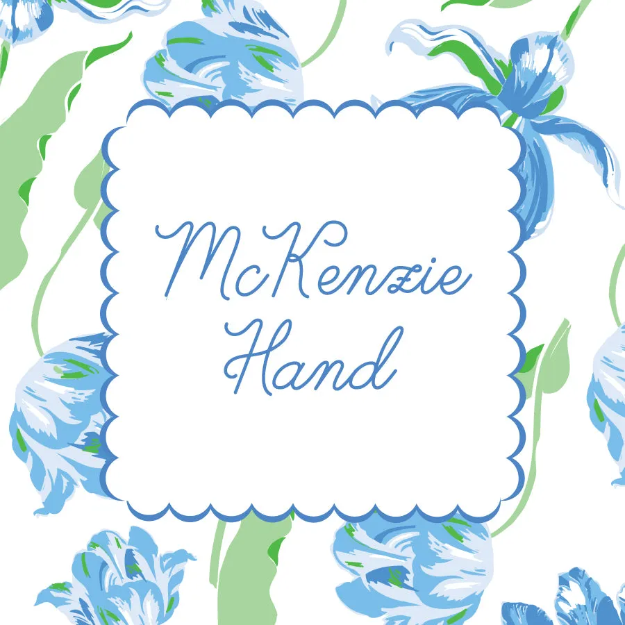 Blue Tulips Calling Card