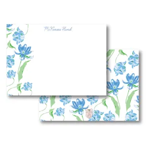 Blue Tulips Stationery