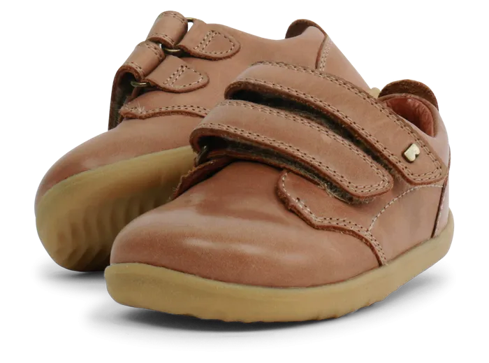 Bobux Step Up Port Shoe Caramel