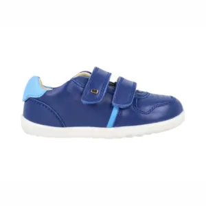 Bobux Step Up Riley First Walker Shoe Blueberry/Powder Blue