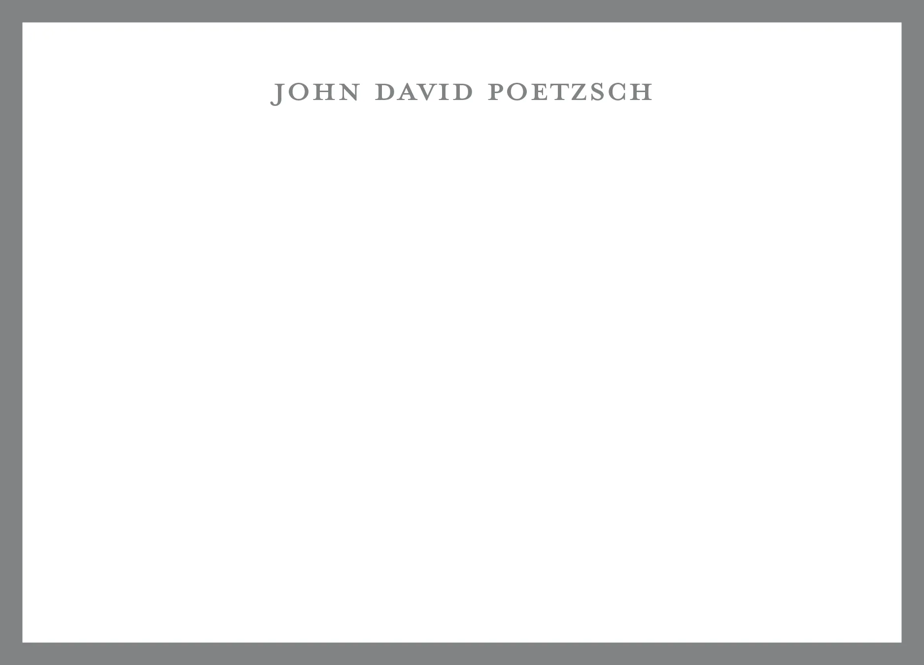 Border Flat Note (with envelope liner)