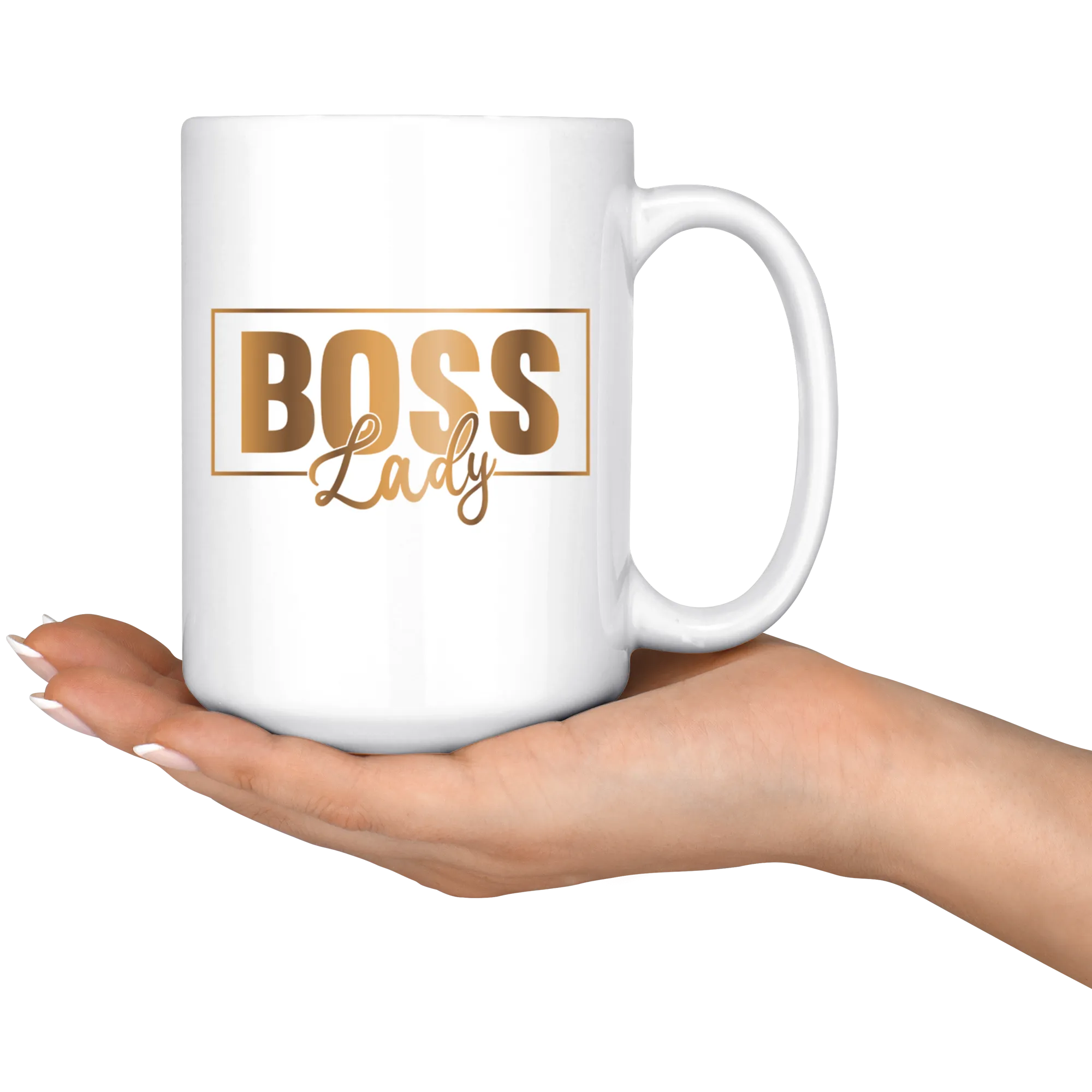 Boss Lady 15 oz. Mug | Gold Motivation | Beverages | Drinkware | Coffee Mug