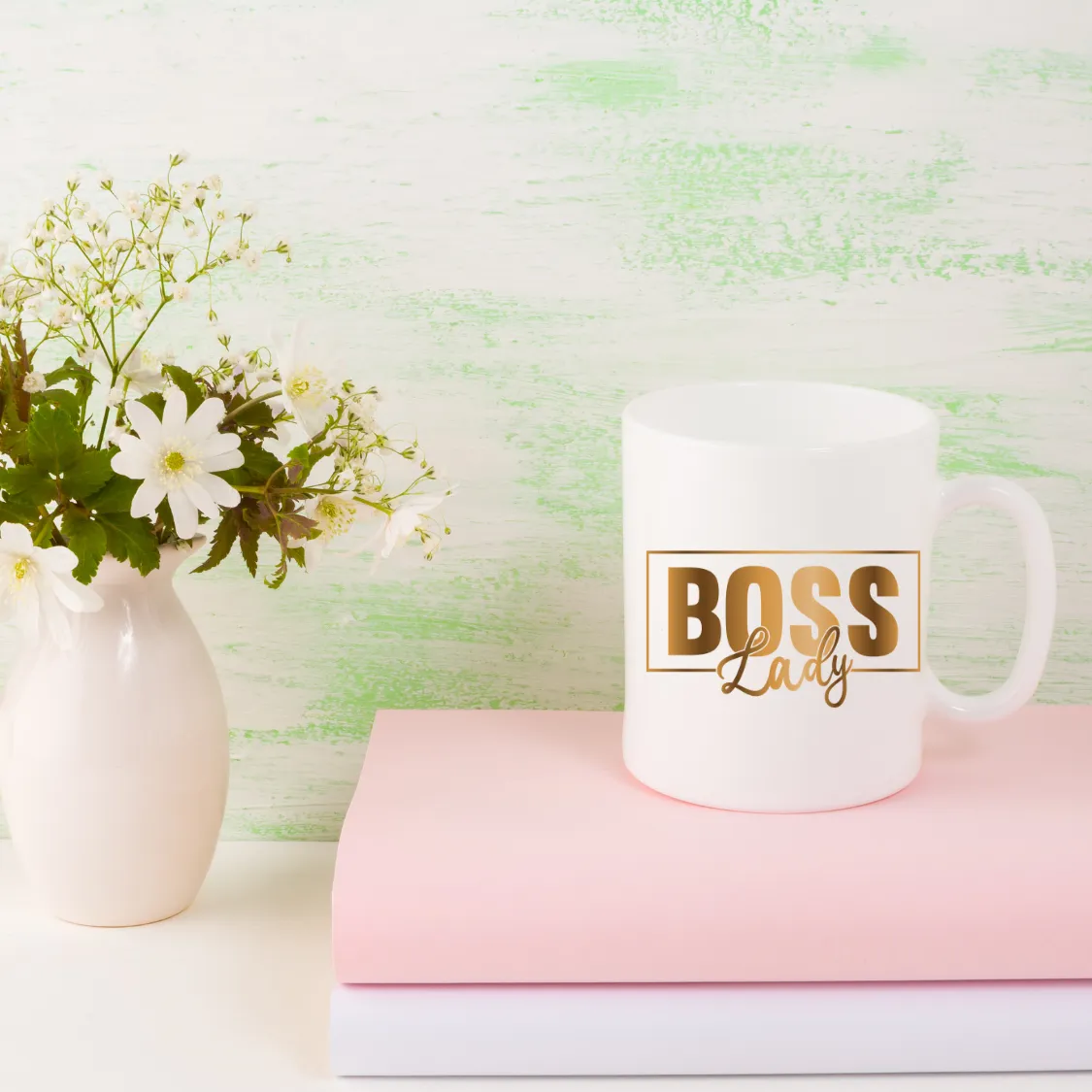 Boss Lady 15 oz. Mug | Gold Motivation | Beverages | Drinkware | Coffee Mug