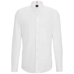 BOSS RICKERT ORGANIC OXFORD COTTON SHIRT