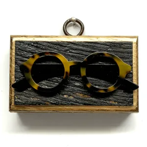 Bourdon Barrel Frame with Glasses | 3 1/4 x 1"