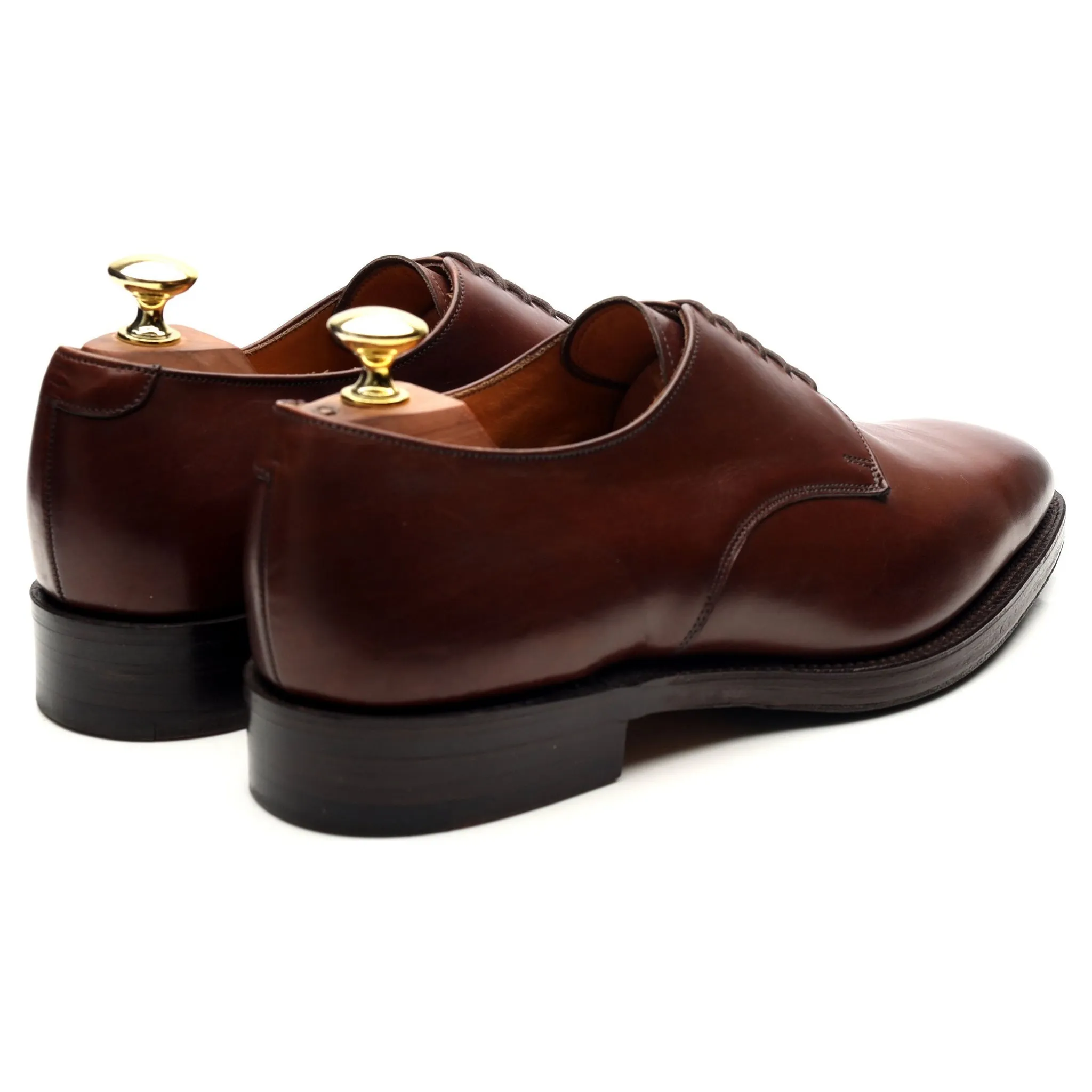 Brown Leather Derby UK 8 F