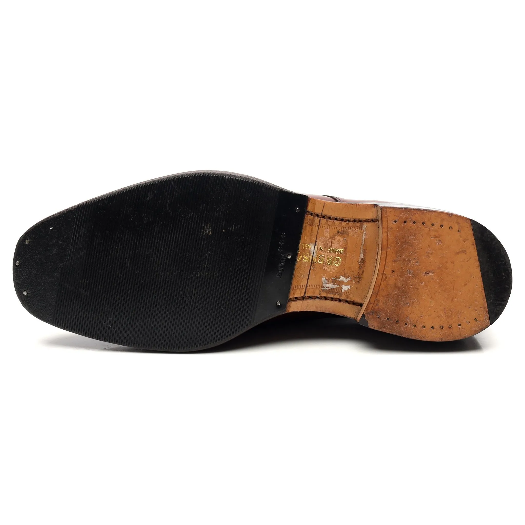 Brown Leather Derby UK 8 F