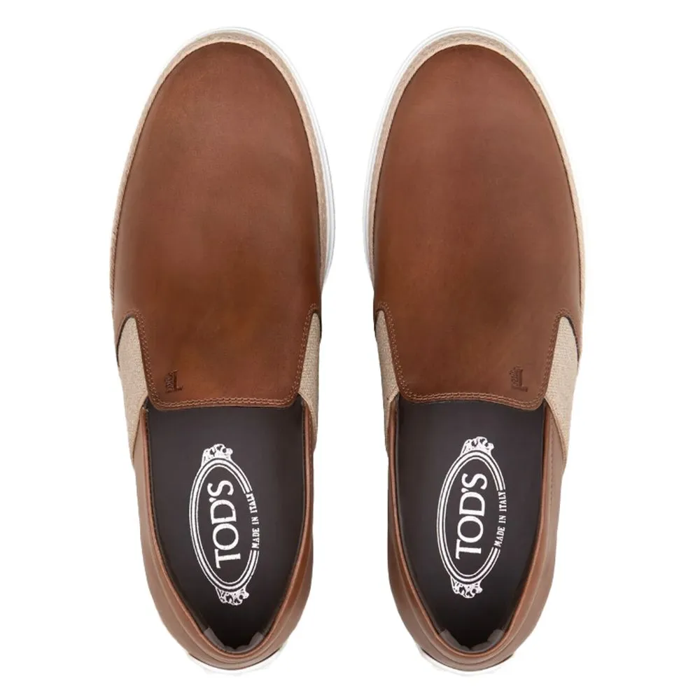 Brown Leather Di Calfskin Formal