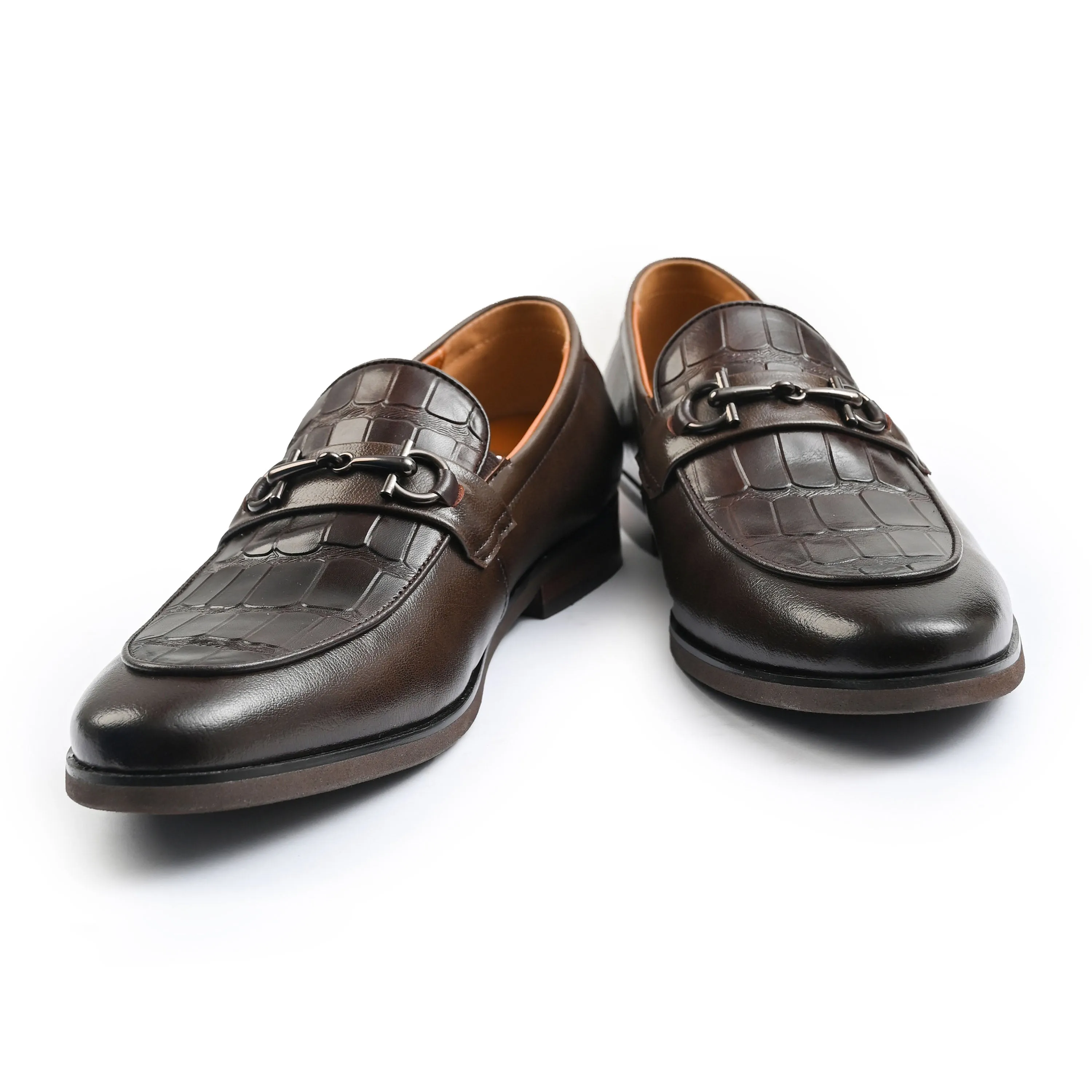 BROWN MULTI LEATHER SHOES