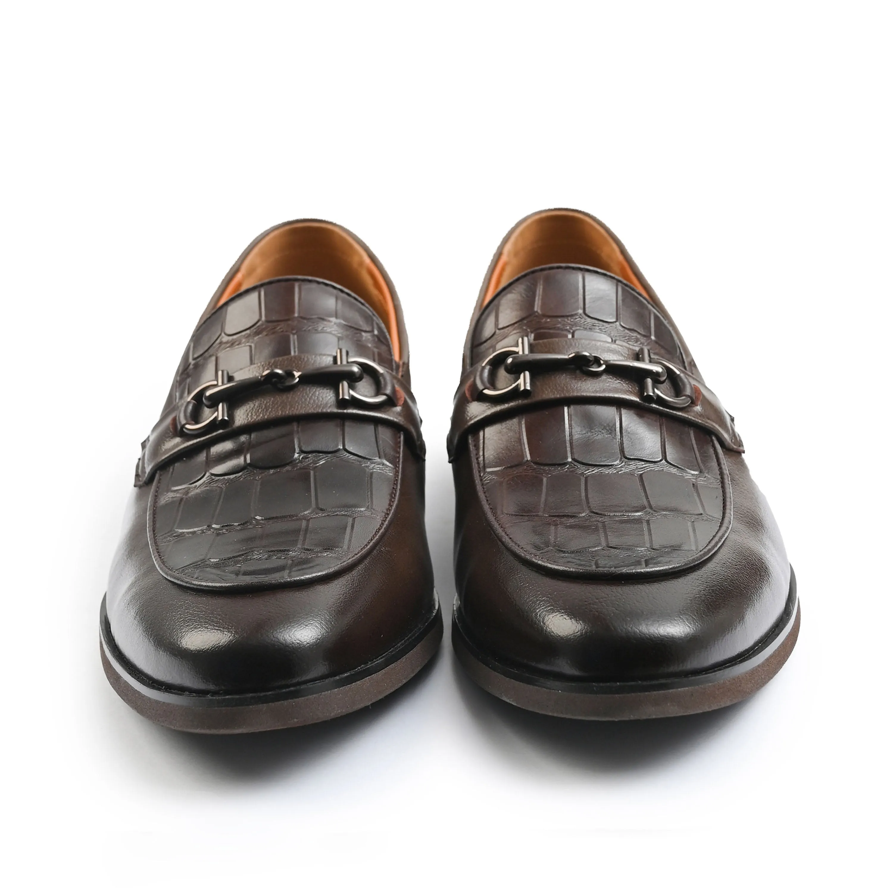 BROWN MULTI LEATHER SHOES