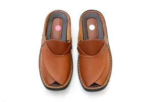 Brown Peshawari chappal - Men's Shoes