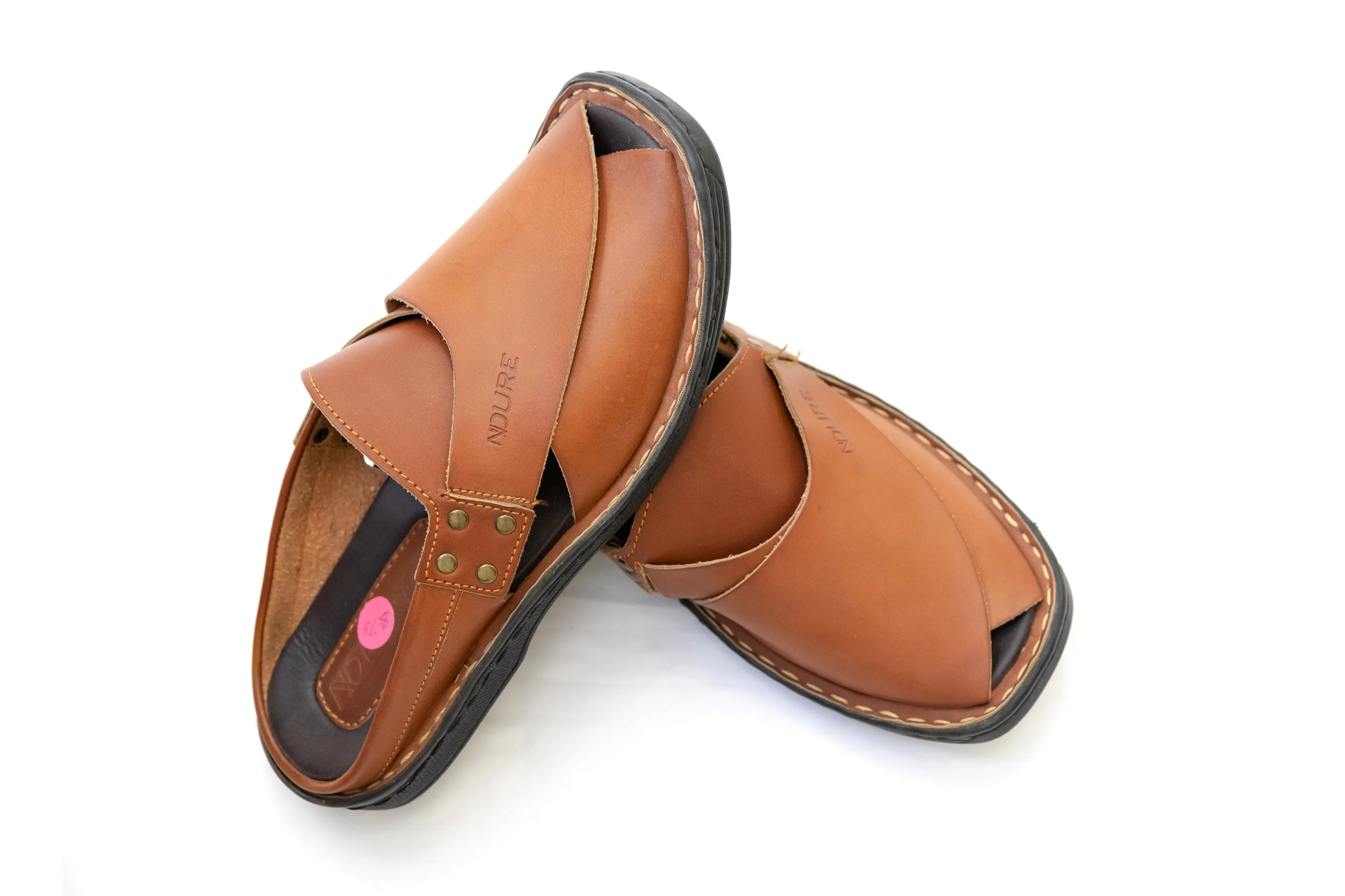 Brown Peshawari chappal - Men's Shoes