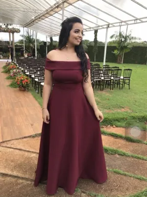 Burgundy Prom Dresses Long Evening Dresses      fg2185