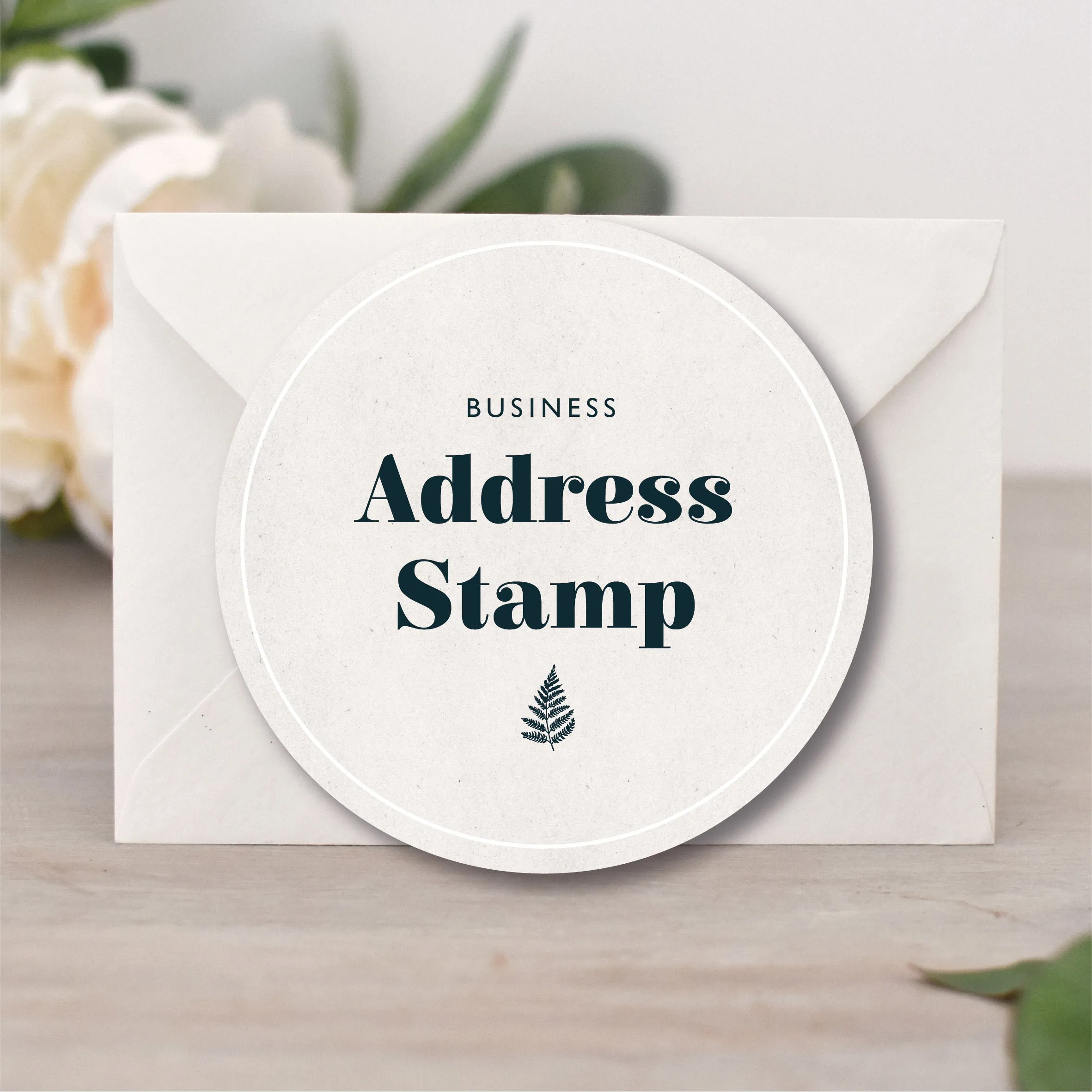 Business Address Stamp