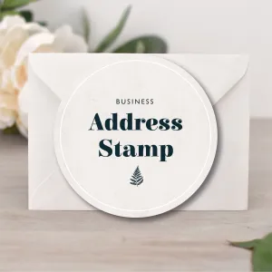 Business Address Stamp