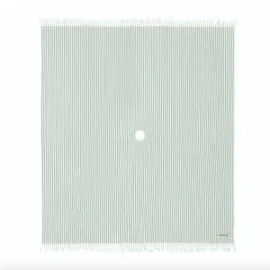 Business & Pleasure - Beach Blanket - Laurens Sage Stripe