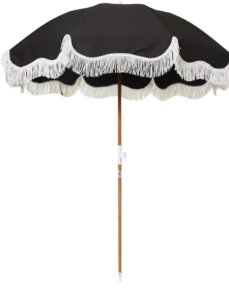 Business & Pleasure Holiday Beach Umbrella Vintage Black