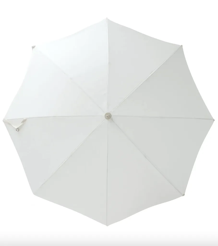 Business & Pleasure Premium Beach Umbrella Antique White