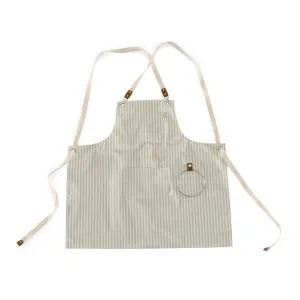 Business & Pleasure - The Apron - Laurens Sage Stripe