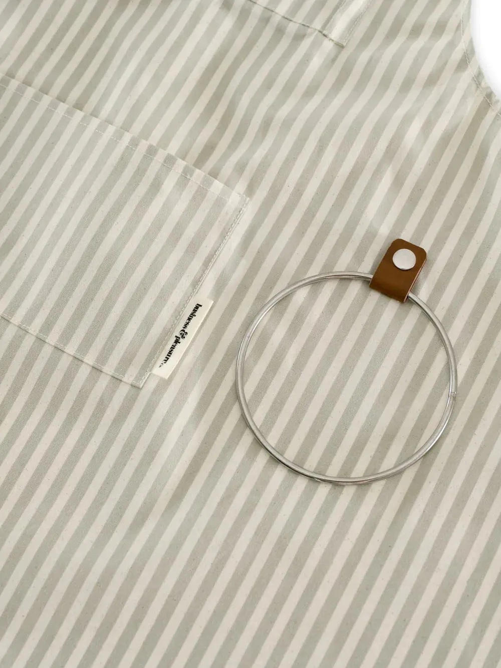 Business & Pleasure - The Apron - Laurens Sage Stripe