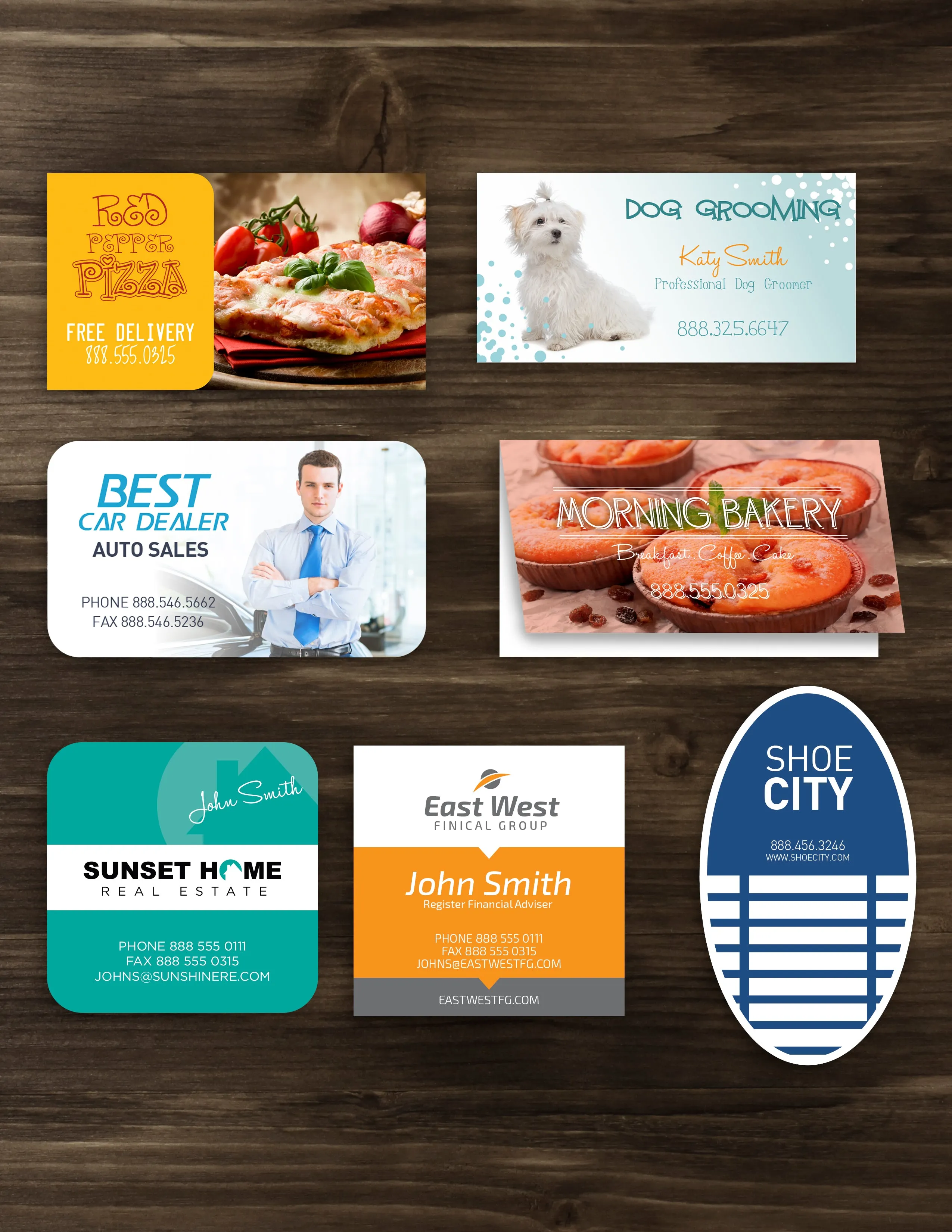 Business Cards - UV Gloss coated