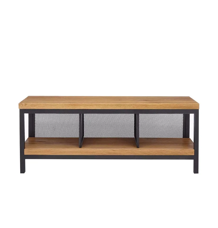 Calia Oak Storage Bench - 115cm