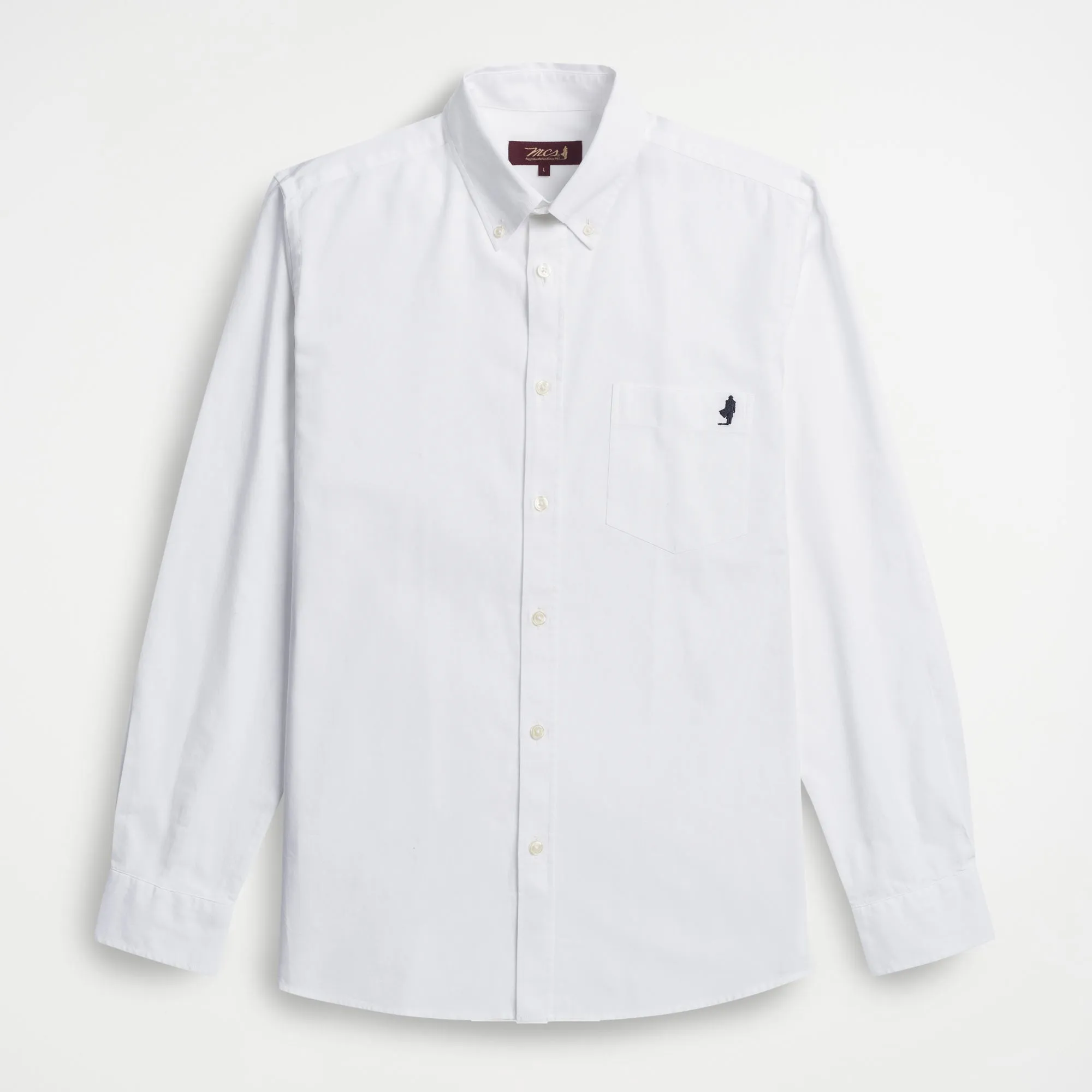 Camicia Tinta Unita con Taschino 100% Cotone