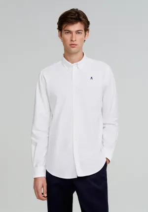 CAMISA OXFORD CAVEIRA CONTRASTE