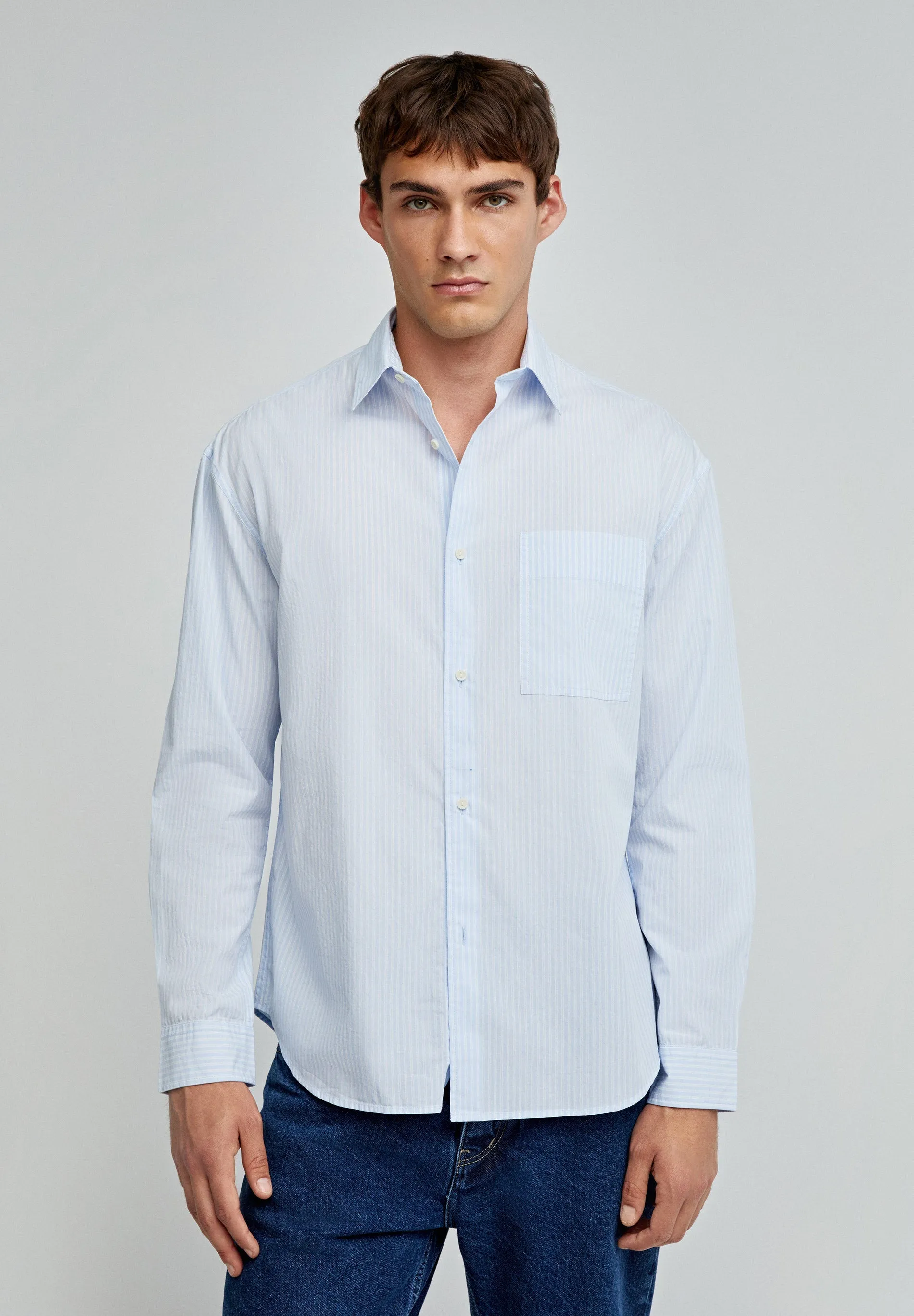 CAMISA ÀS RISCAS RELAXED