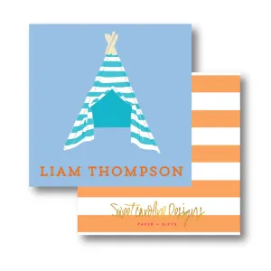 Camp - Boy Calling Card