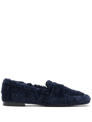 Casadei faux-fur loafers