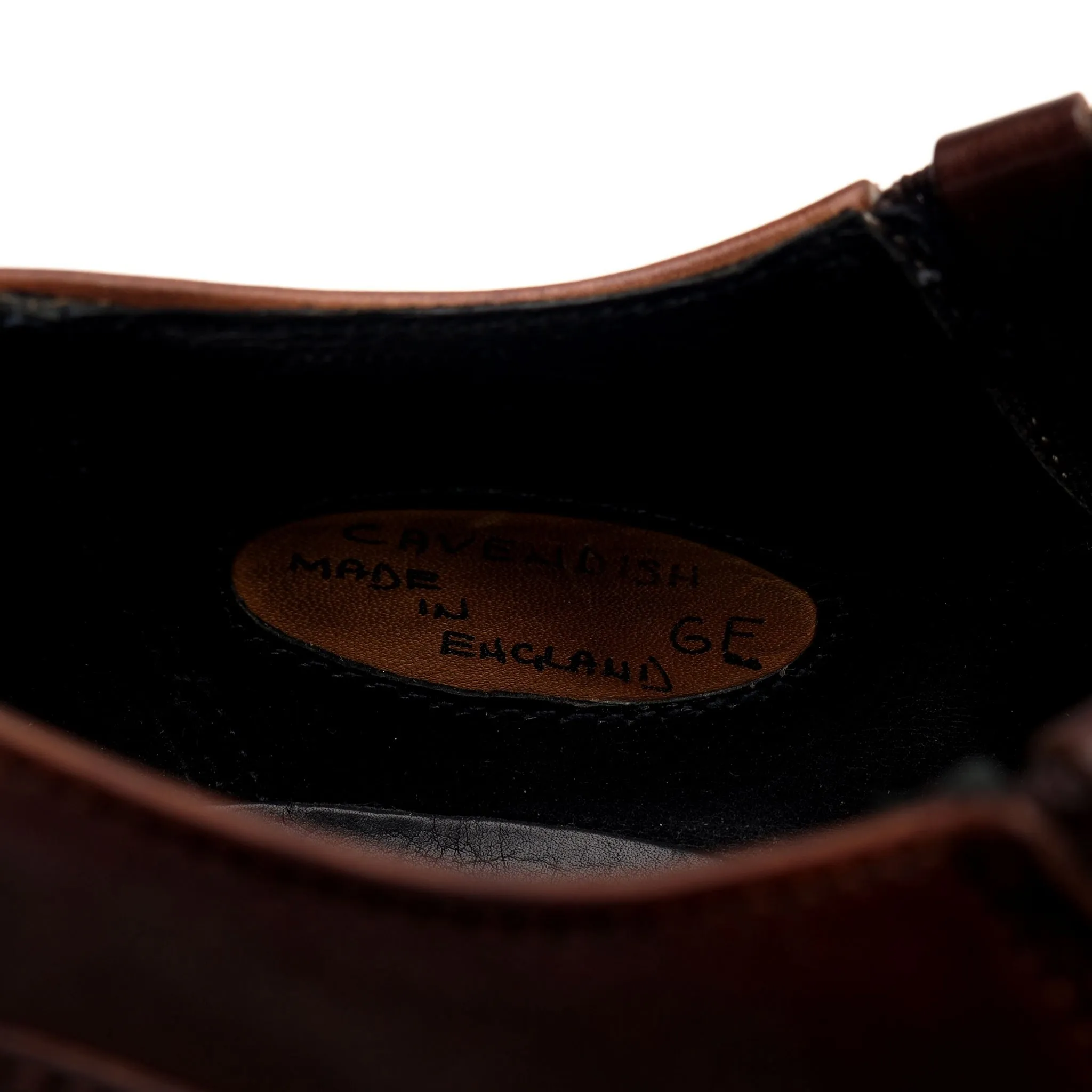'Cavendish' Dark Brown Leather Lazyman Slip On Loafers UK 6 E