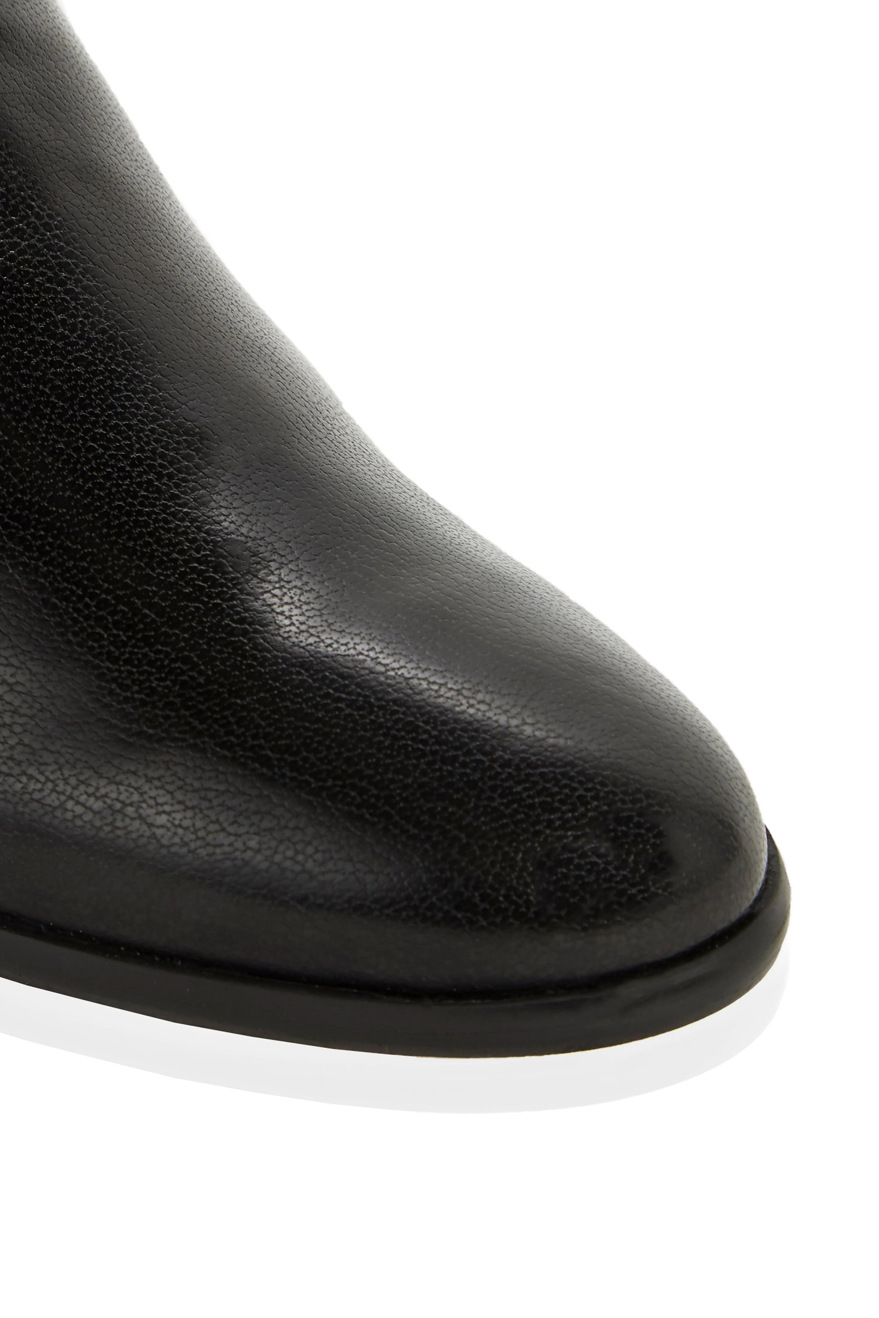Charli Vegan Leather Ankle Boots | Black