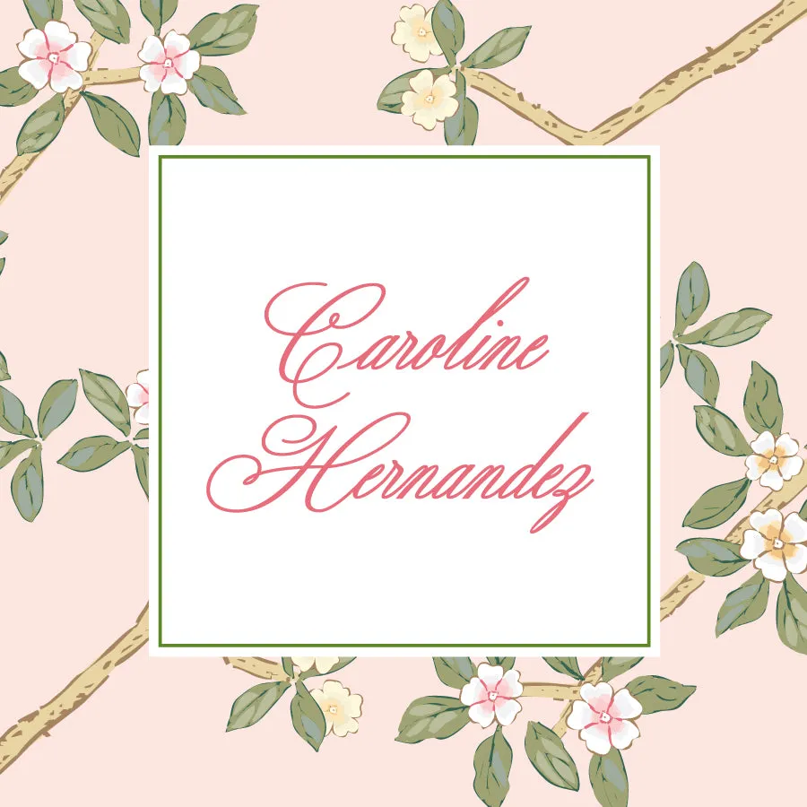 Chinoiserie Branch Calling Card