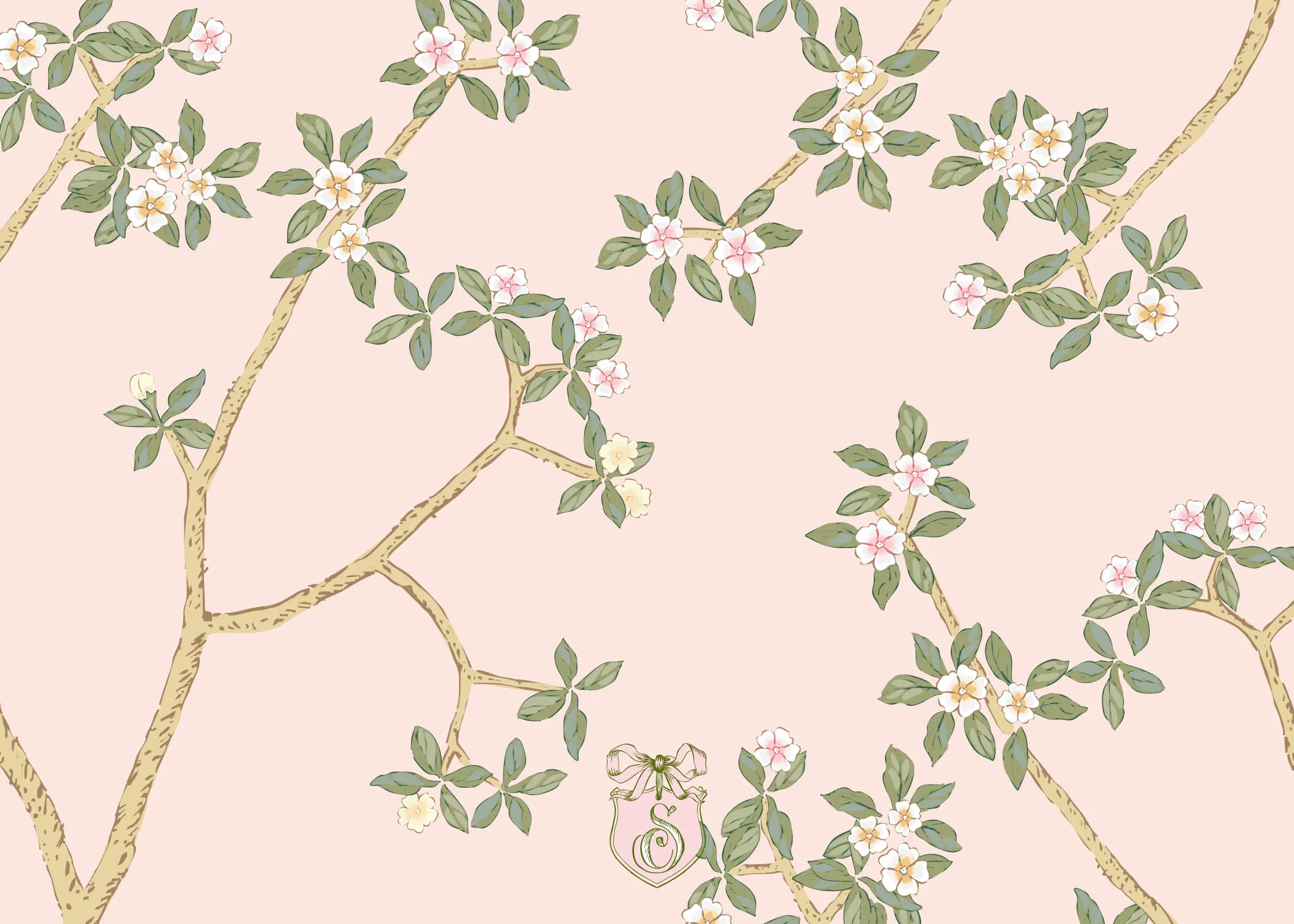 Chinoiserie Branch Stationery