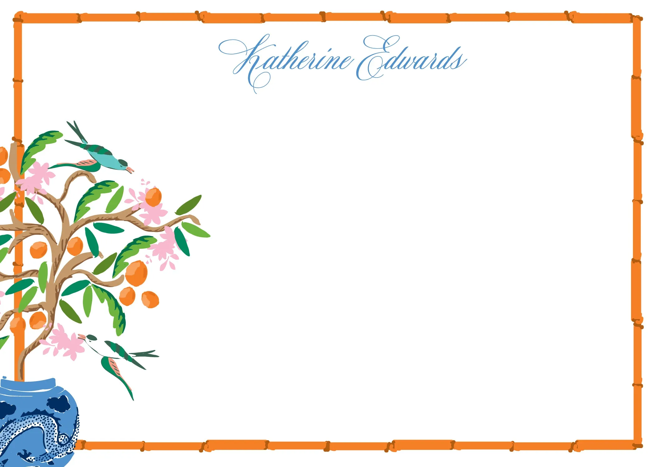 Citrus Garden Stationery
