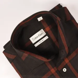 CK Brown Tattersall Shirt