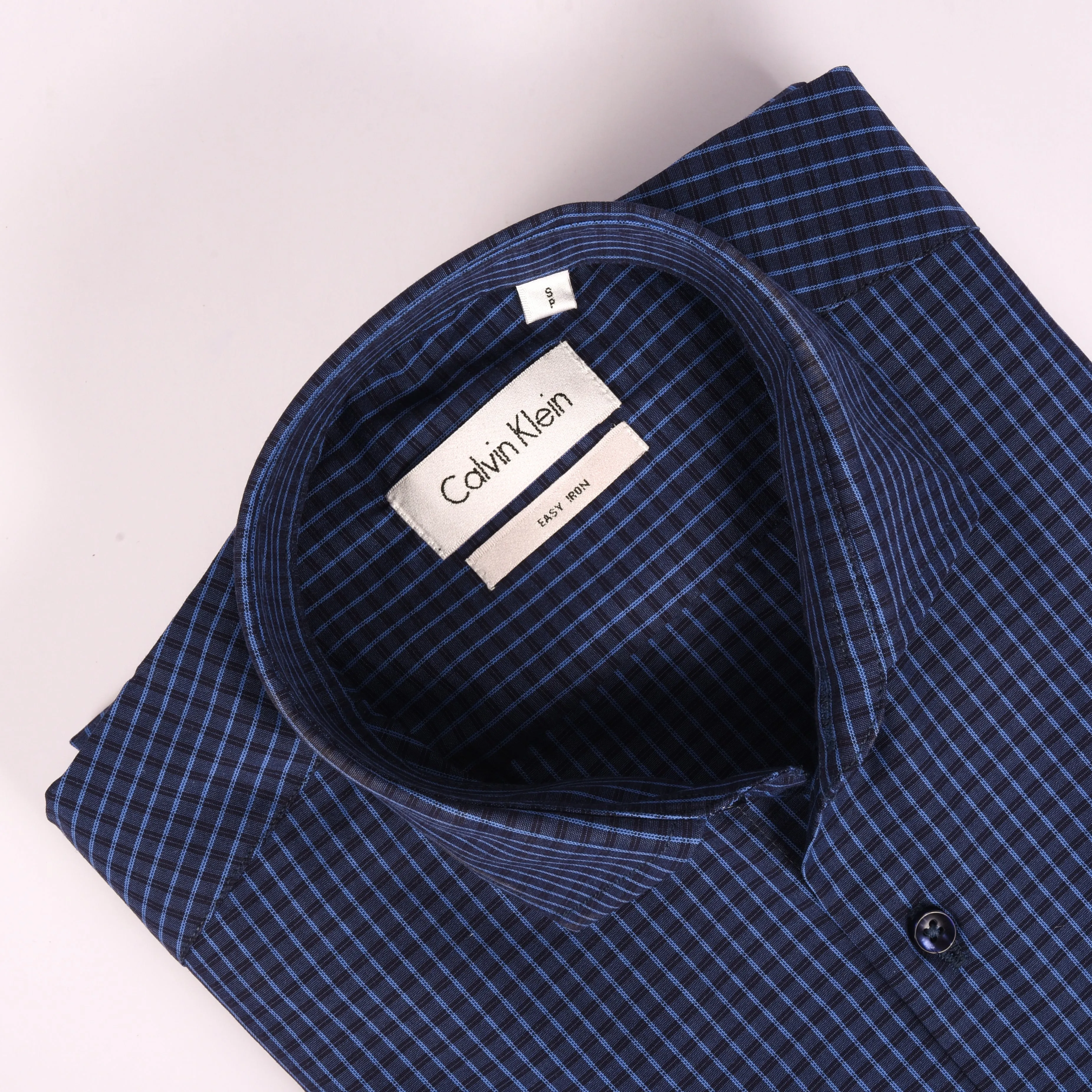 CK Navy Checkered Shirt
