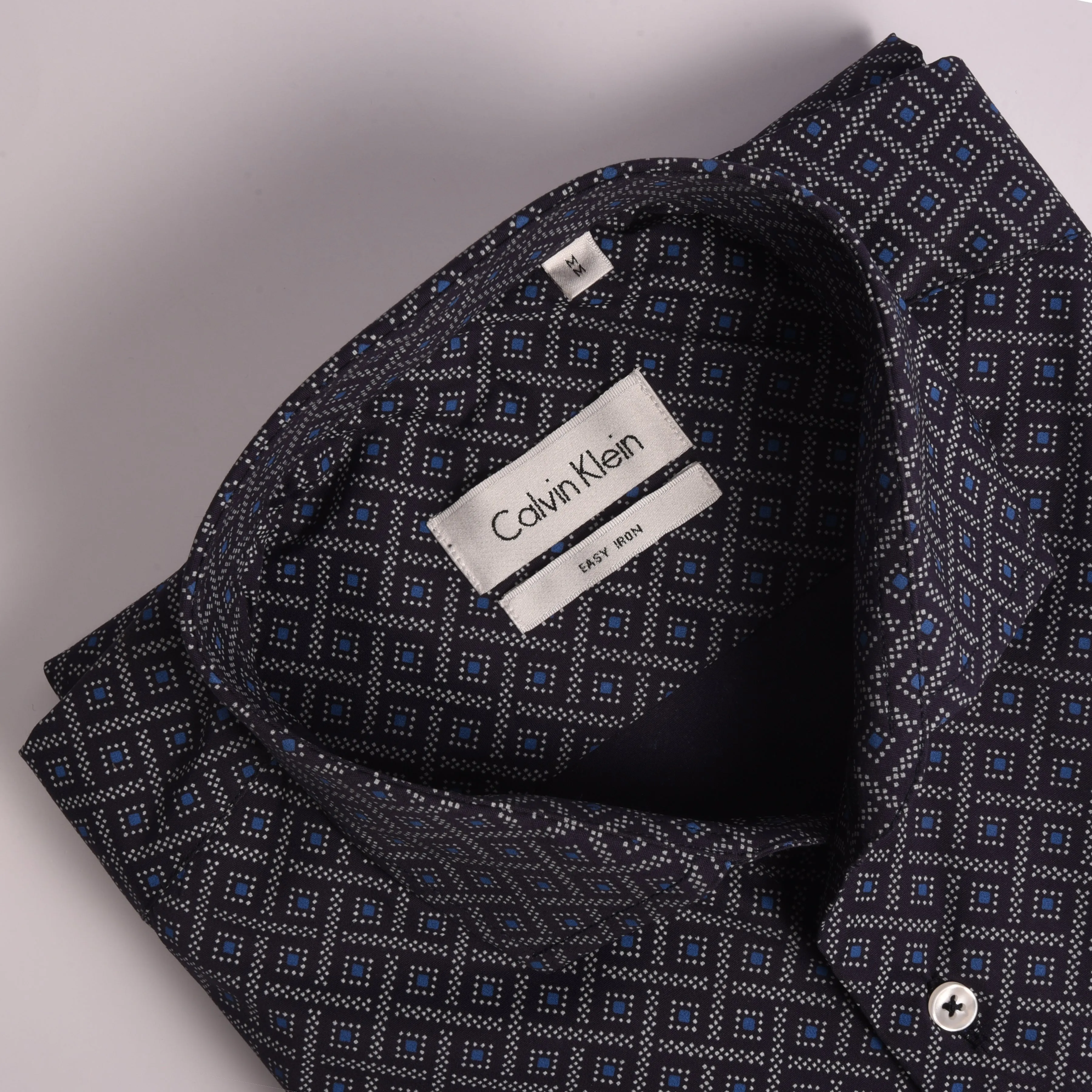CK Navy Printed Shirt