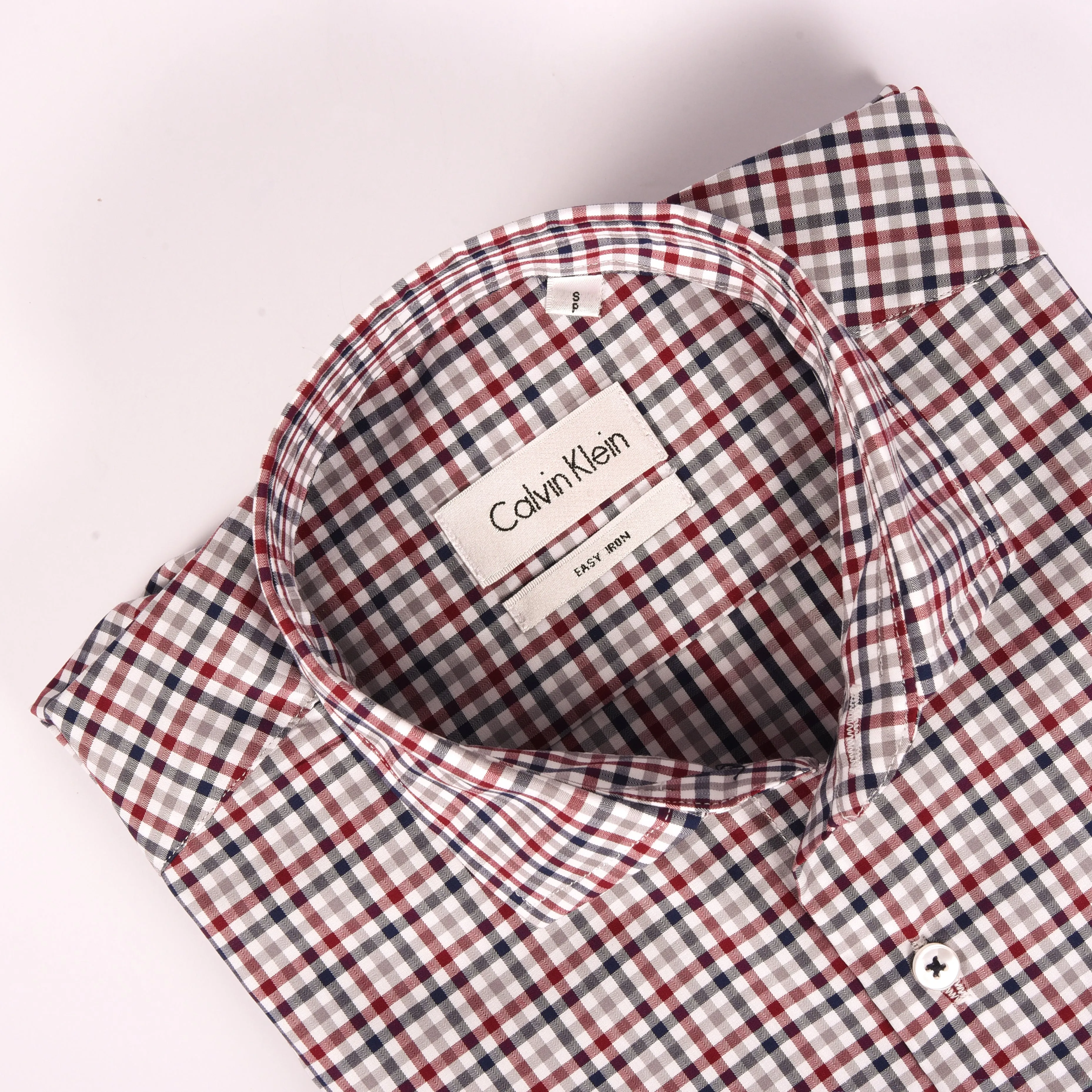CK Red & Blue Dupplin Checkered Shirt