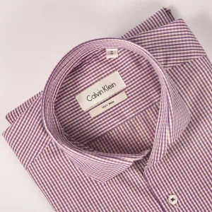 CK Red Mini-Checkered Shirt
