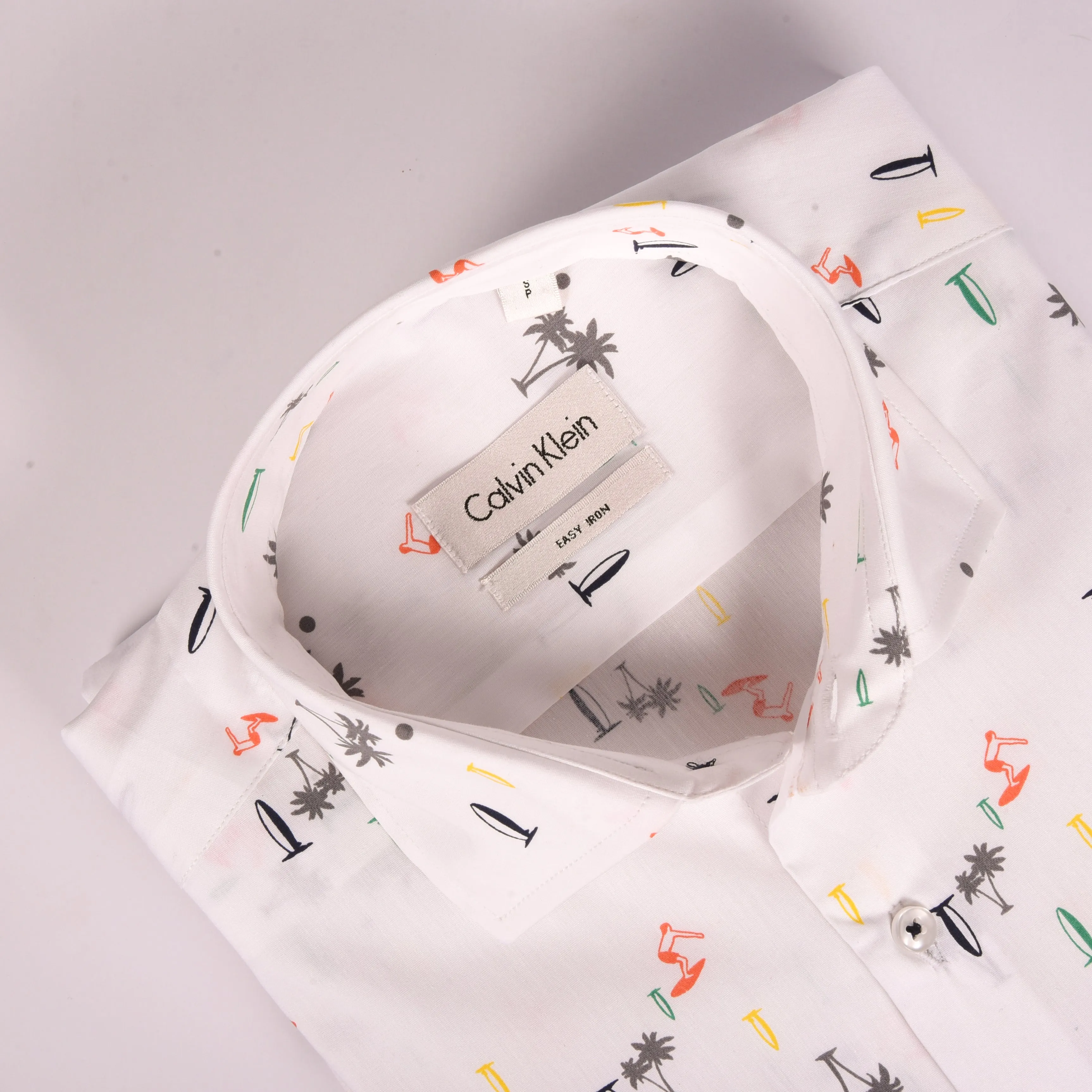 CK White T Floral Shirt