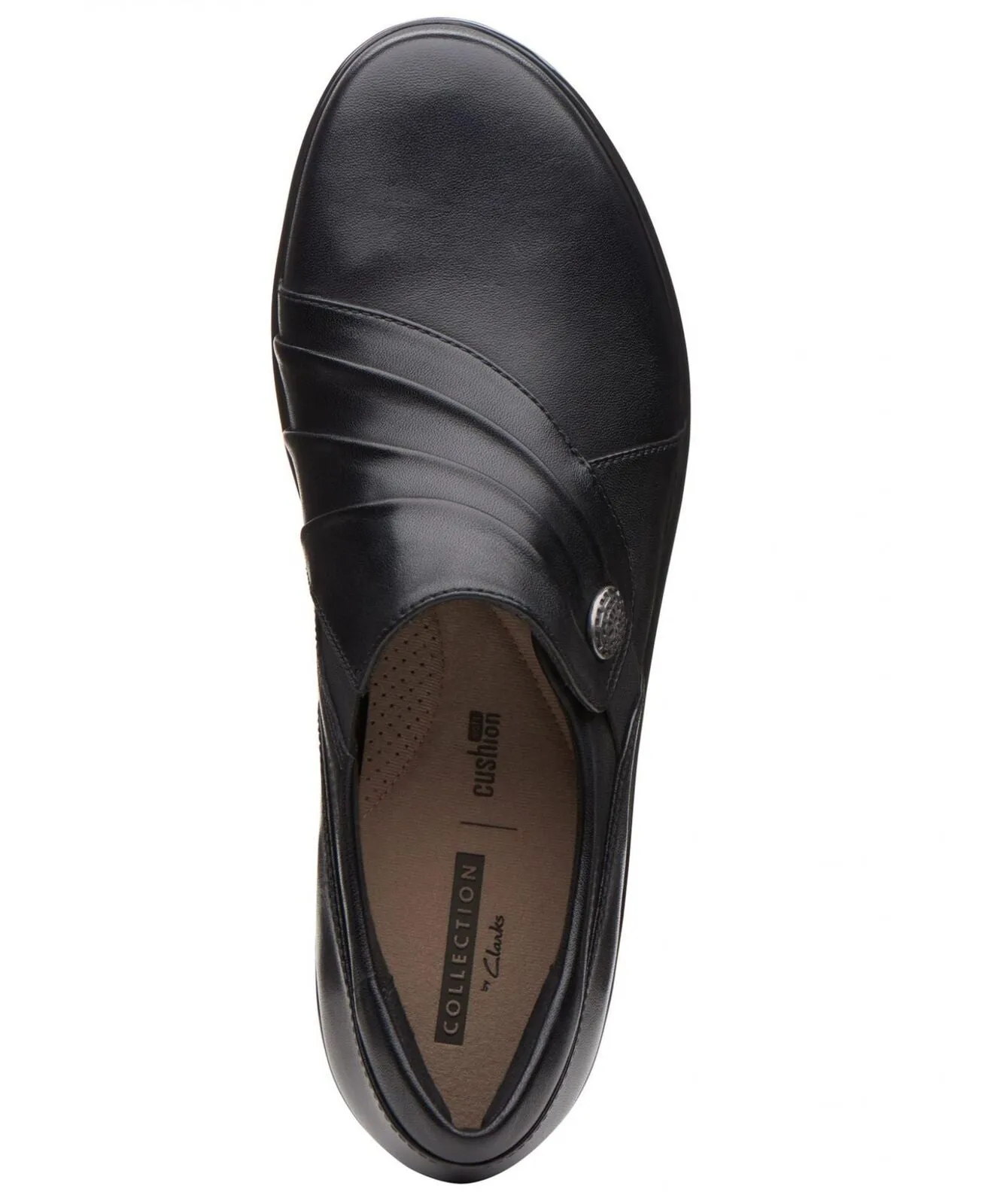 Clarks Women's Hope Roxanne Slip On Shoes 26137200 Black 11M