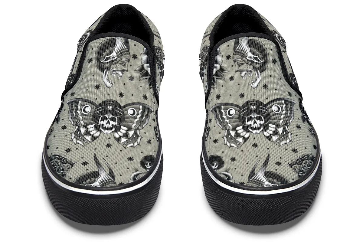 Classic Dead Girls Slip On Shoes