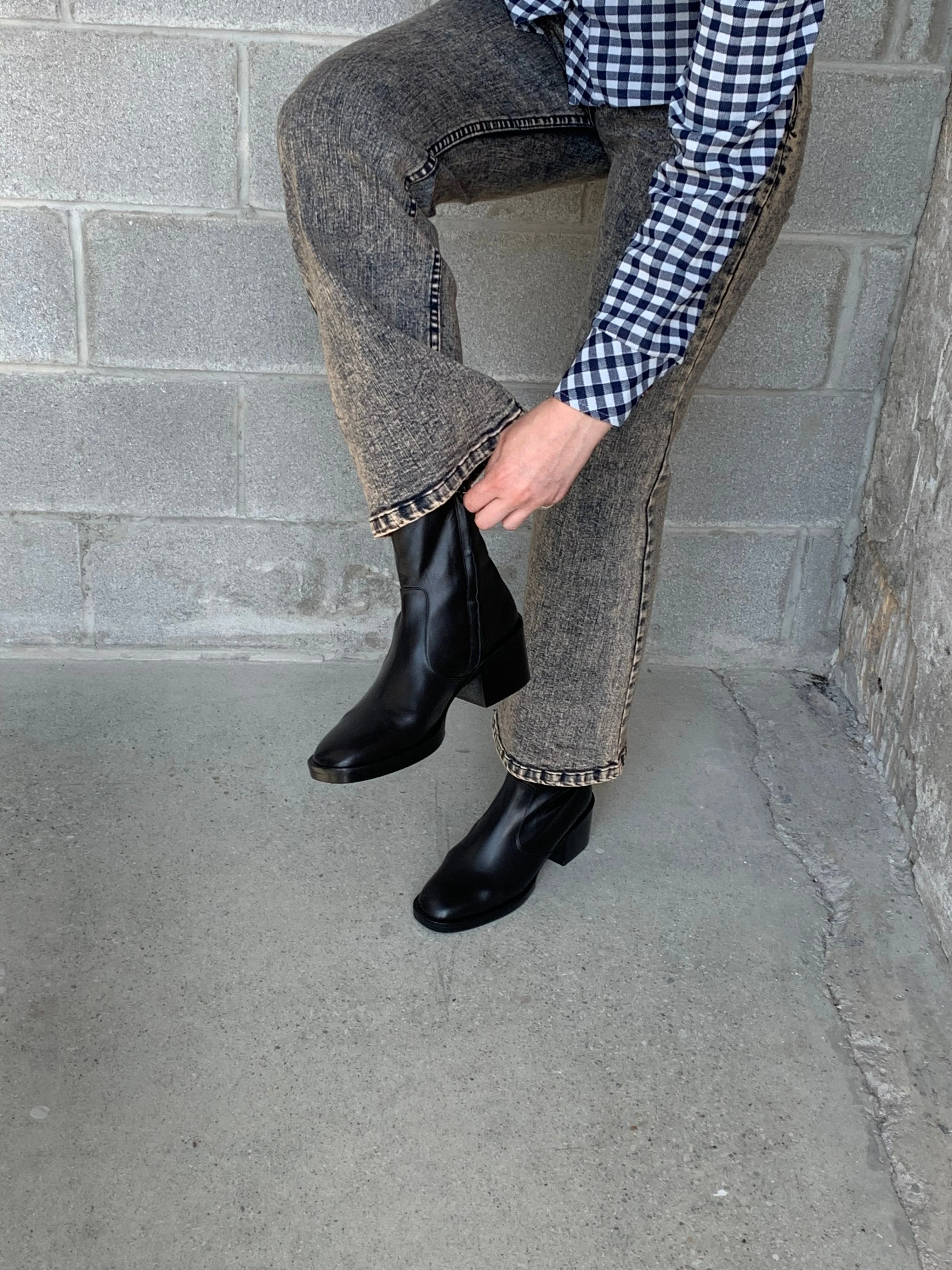 Clergerie black ankle boots