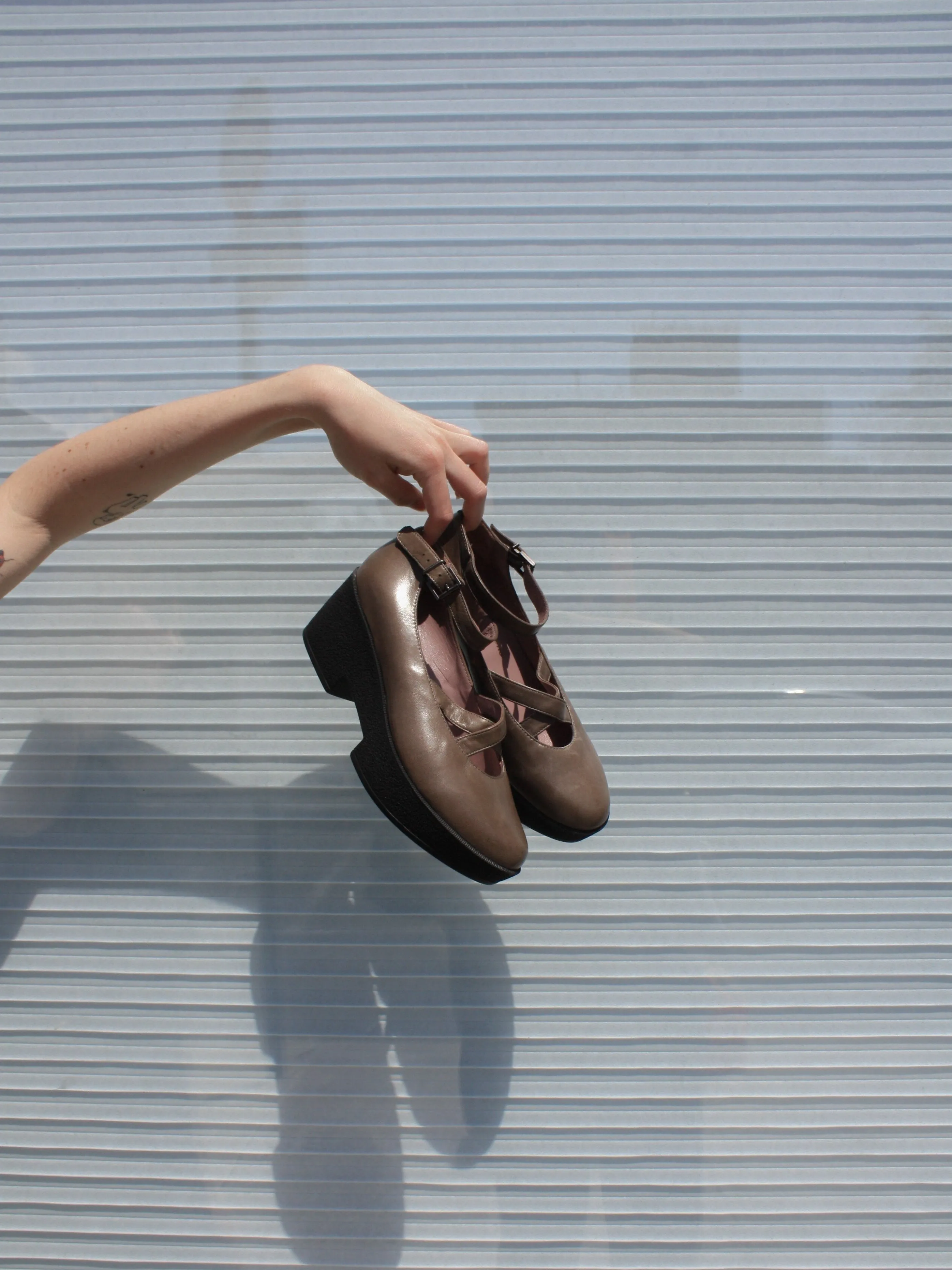 Clergerie Platform Mary Janes (6.5)