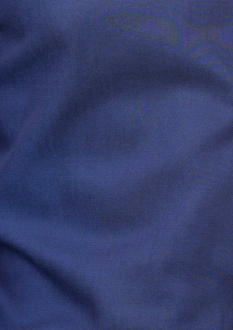 Cobalt Blue Micro Dobby Shirt